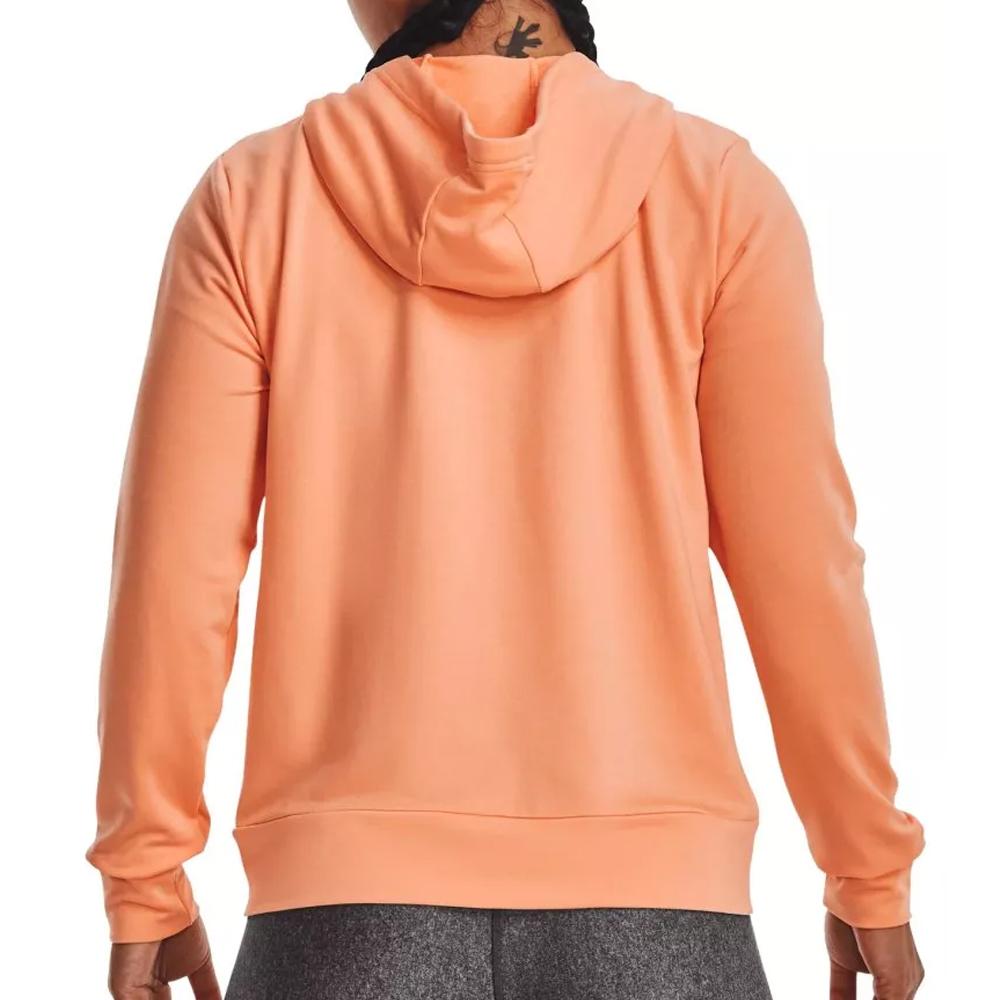 Under Armour Sweat Zippée Orange Femme Under Armour Rival Terry
