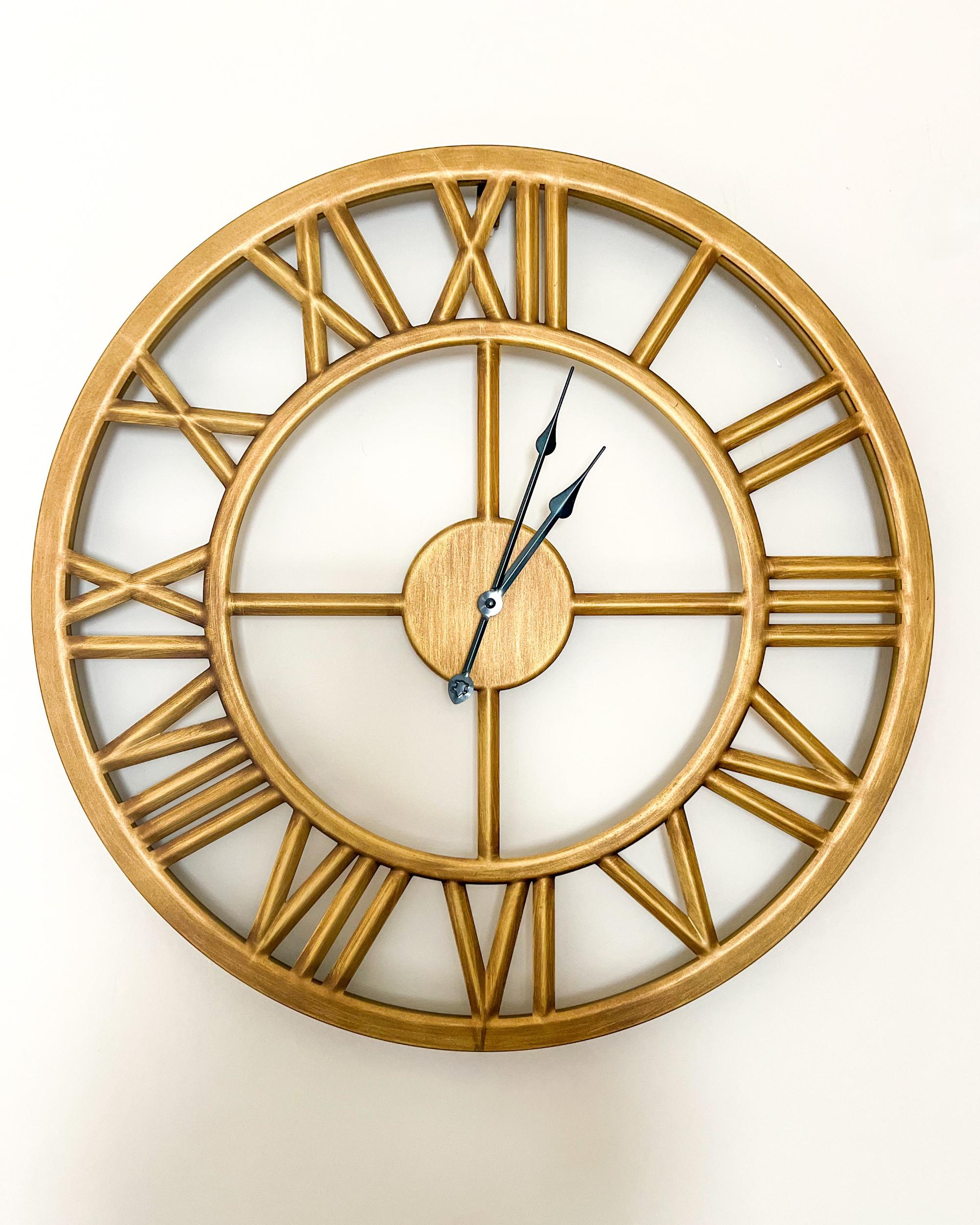 Wandklok NOTTWIL 61 cm Metaal Goud
