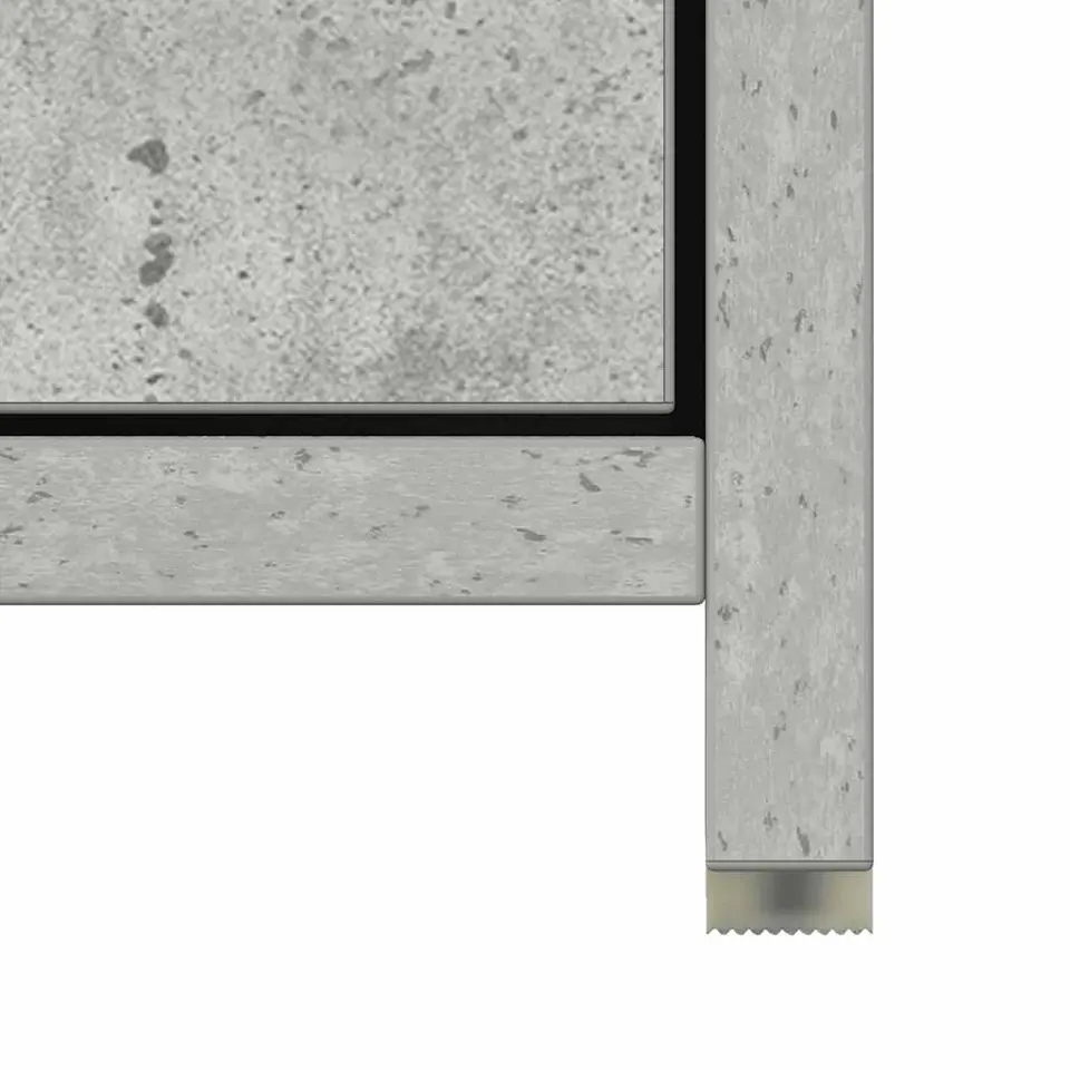vidaXL - Badkamerkast - Grijs - Bewerkt hout