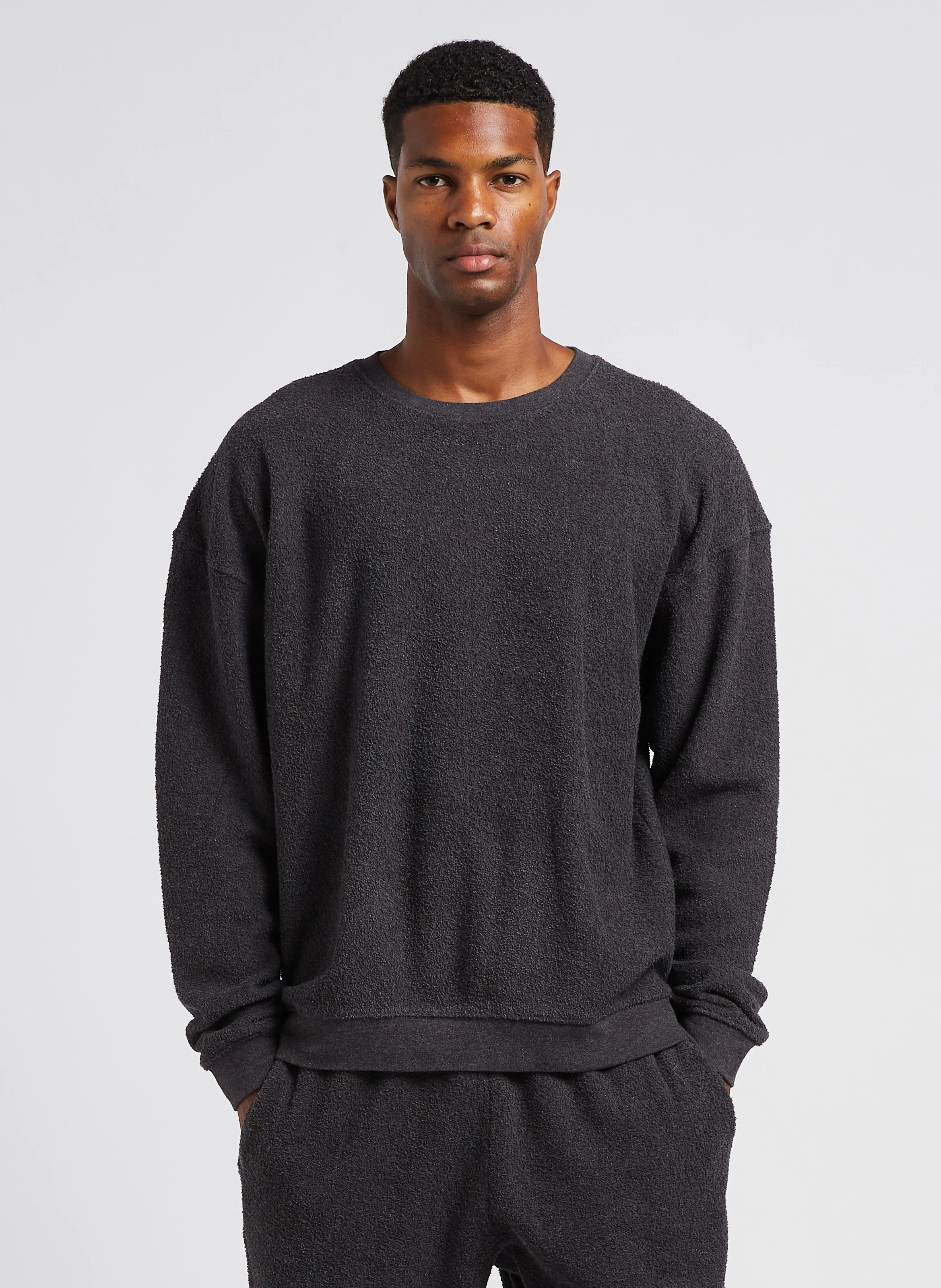 BOBYPARK - Pull à col rond en coton biologique | Gris