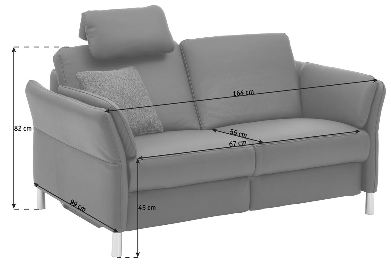 Dieter Knoll Sofa 2,5er LATINA L