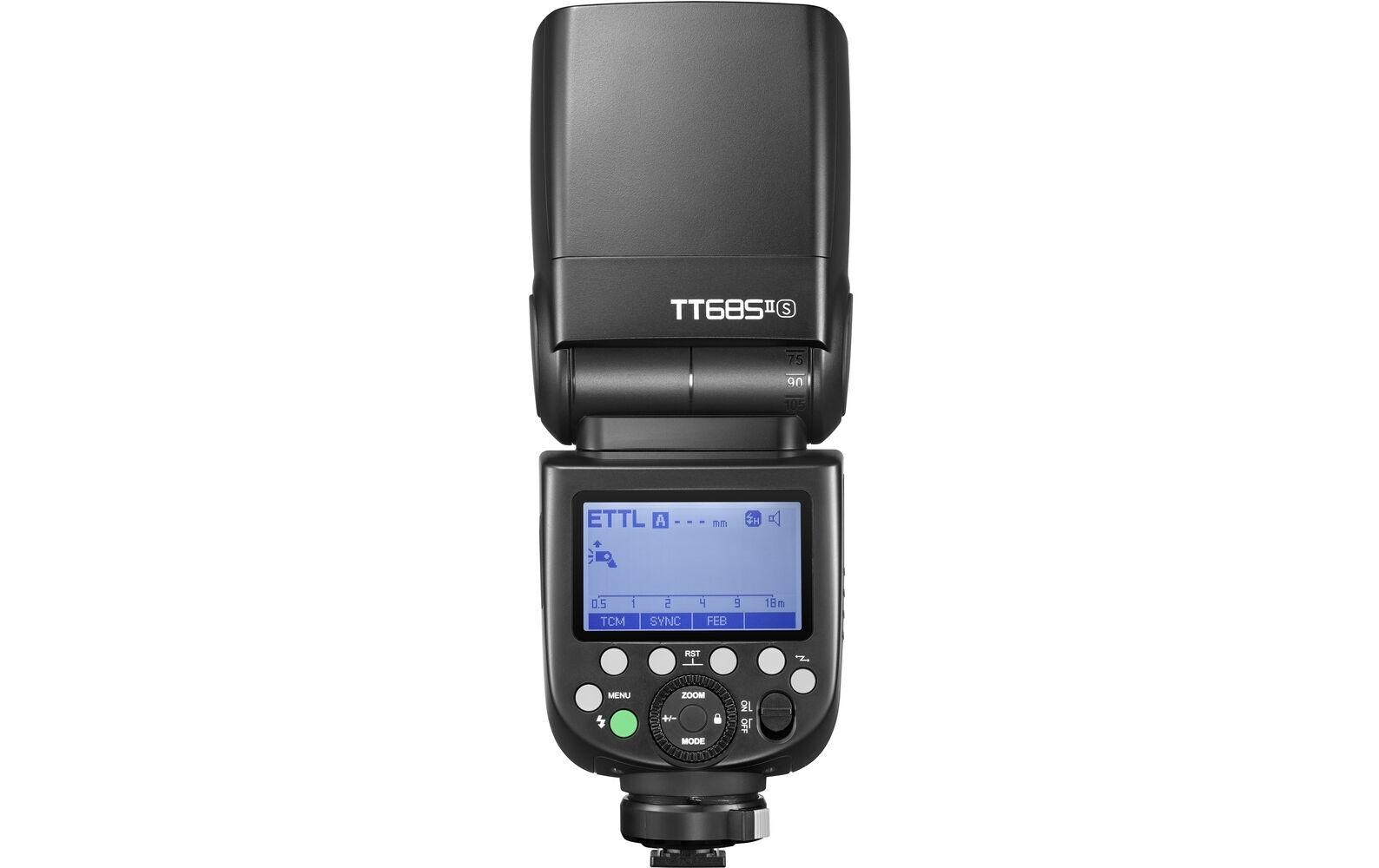 Blitzgerät TT685C II für Nikon<br>Leistungsstarkes Beleuchtungsgerät mit einen hohen Neigungswinkel für Nikon Kamera