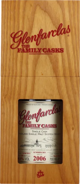 GLENFARCLAS VINTAGE 2006 FAMILY CASKS 70CL