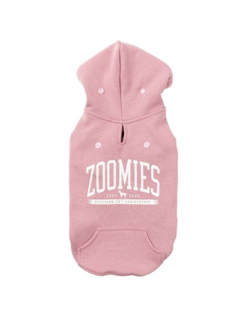 Fuzzyard Zoomies Hoodie Roze - Hondenkleding