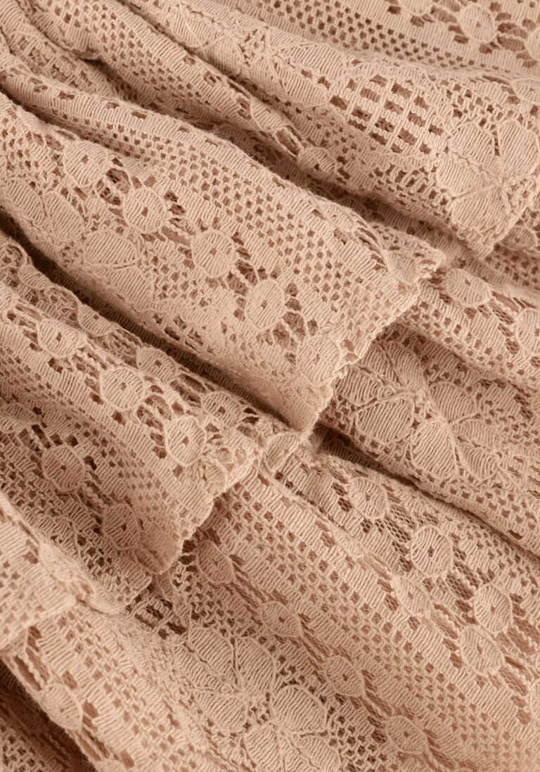 LIL\\' ATELIER beige lil' atelier  nbfrinja lace skirt lil