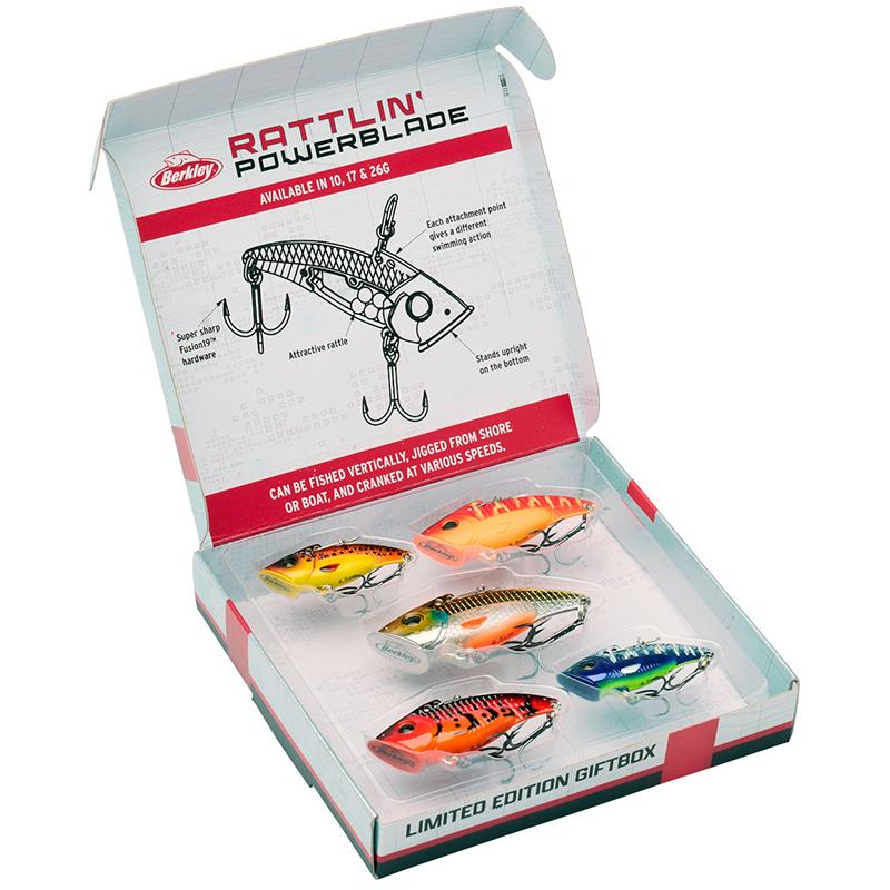 Pack Leurres Berkley Rattling Powerblade Giftbox
