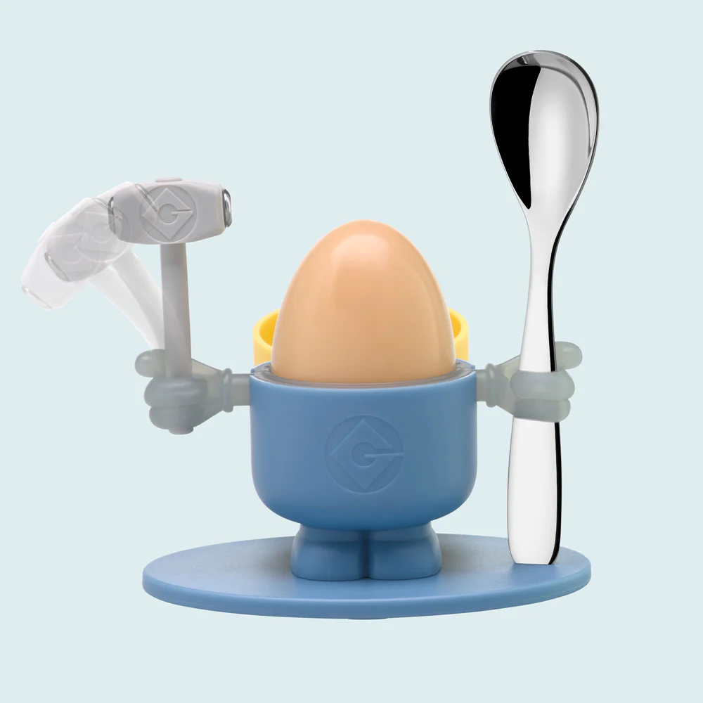 Coquetier Les minions avec cuillère WMF