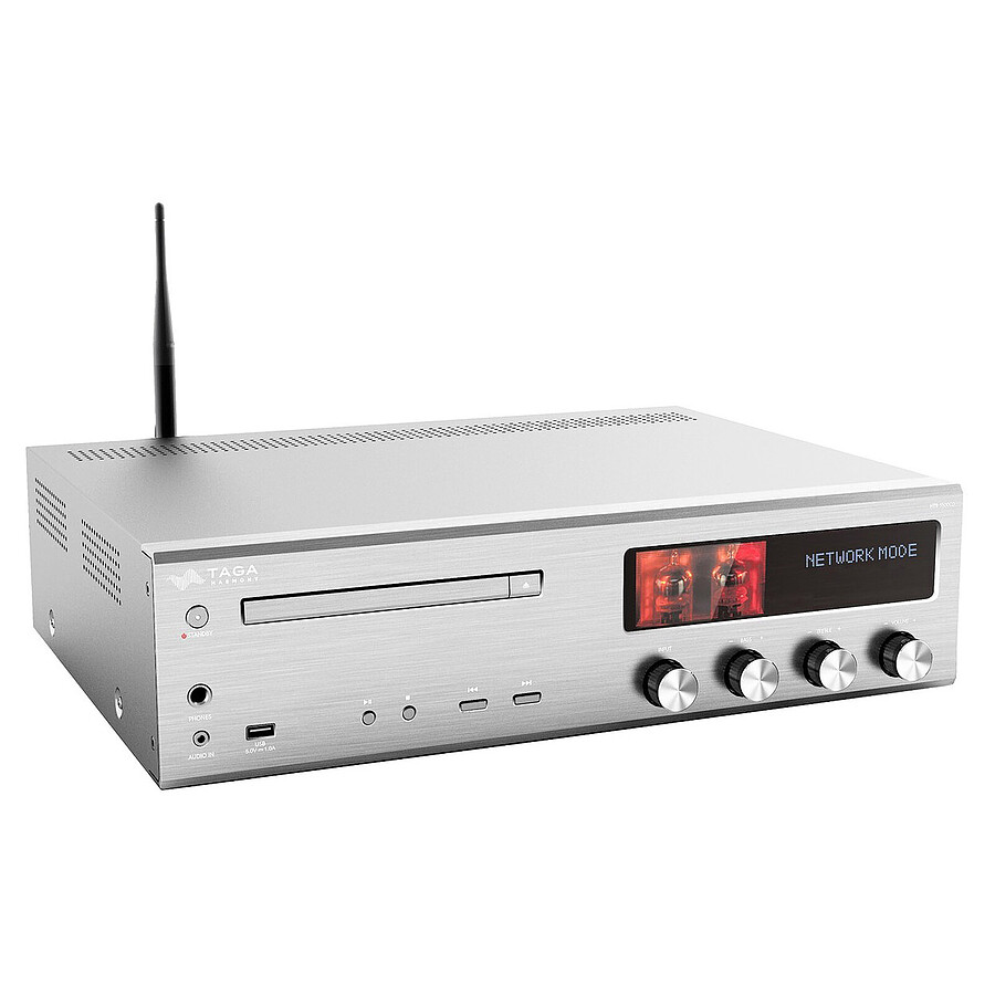 Taga Harmony HTR-1500CD Argent + Cabasse Minorca MC40 Chêne blanchi