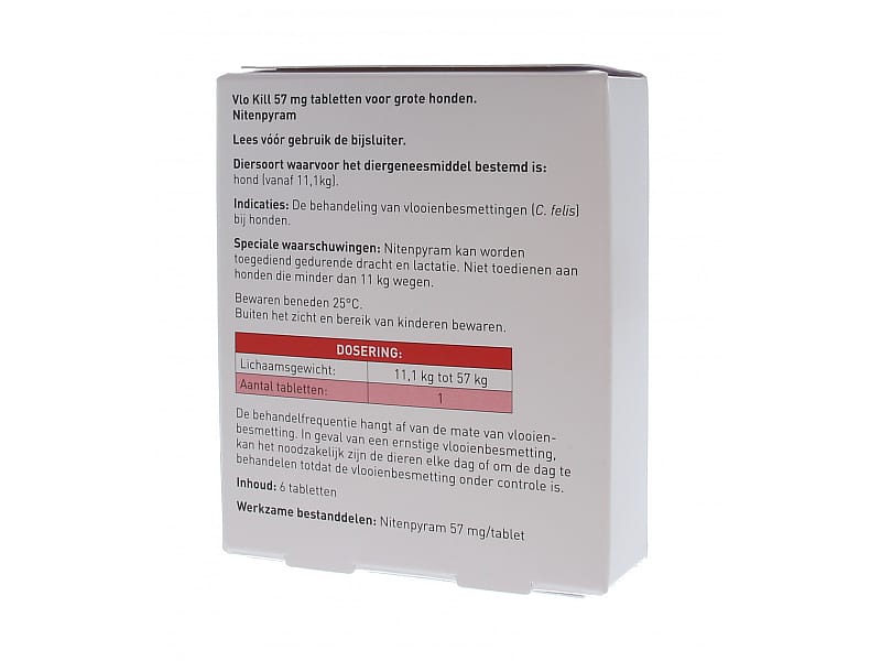 Beaphar Vlo Kill+ Hond en Kat tot 11 kg 6 tabletten
