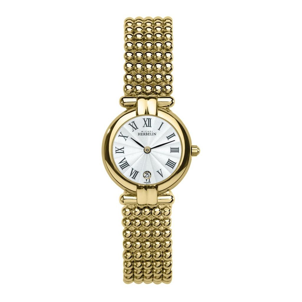 Montre Michel Herbelin Perles Blanc