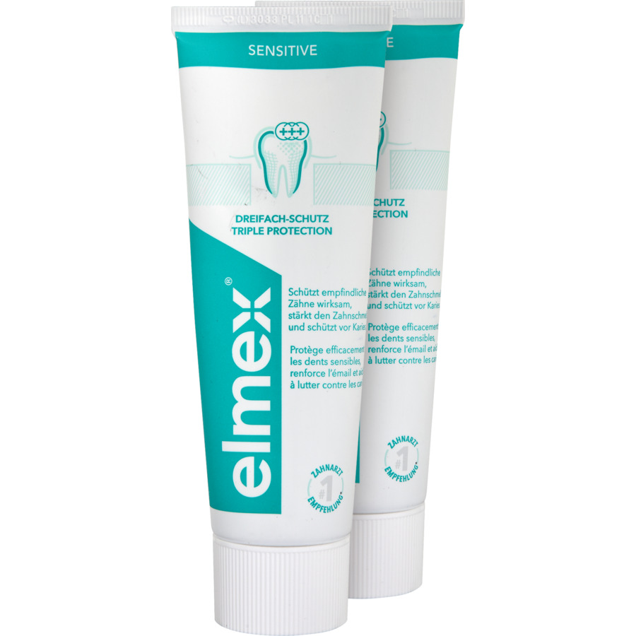 Elmex Zahnpasta Kariesschutz 2 x 75 ml