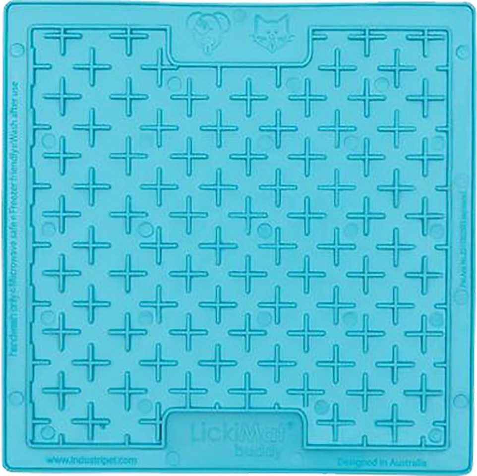 LICKIMAT - Slikkemåtte - Buddy Light Blue 20X20Cm
