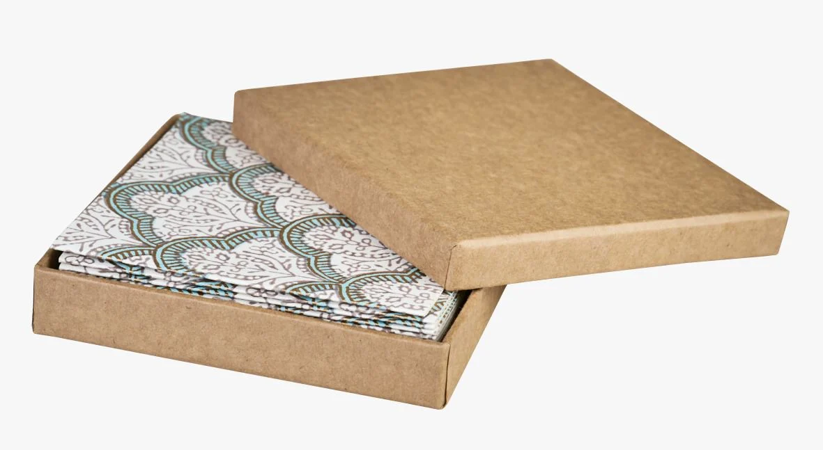Kort m/konvolutt               multi beige - 8,9x12,7 cm