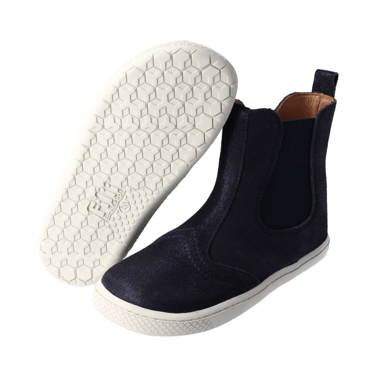 ML4110-2 glitter navy CHELSEA-CITY nappa leather zipper Weite/M
