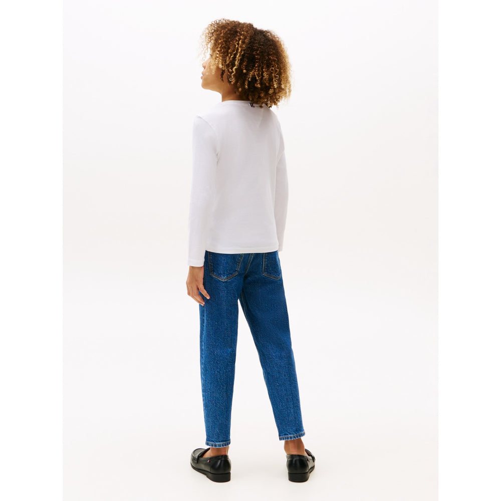 Køb Tommy Hilfiger Boys Basic CN Bluse Bright White