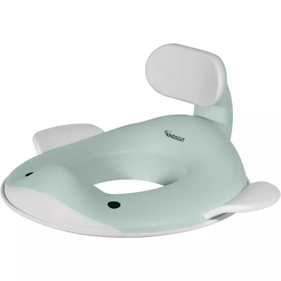 KINDSGUT Toilettenaufsatz Wal aquamarin