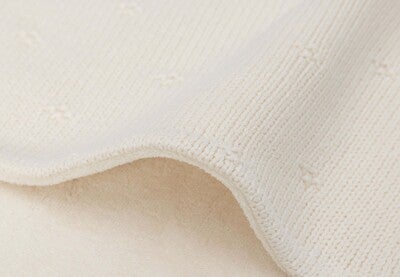 Jollein Strikket Teppe, Ivory