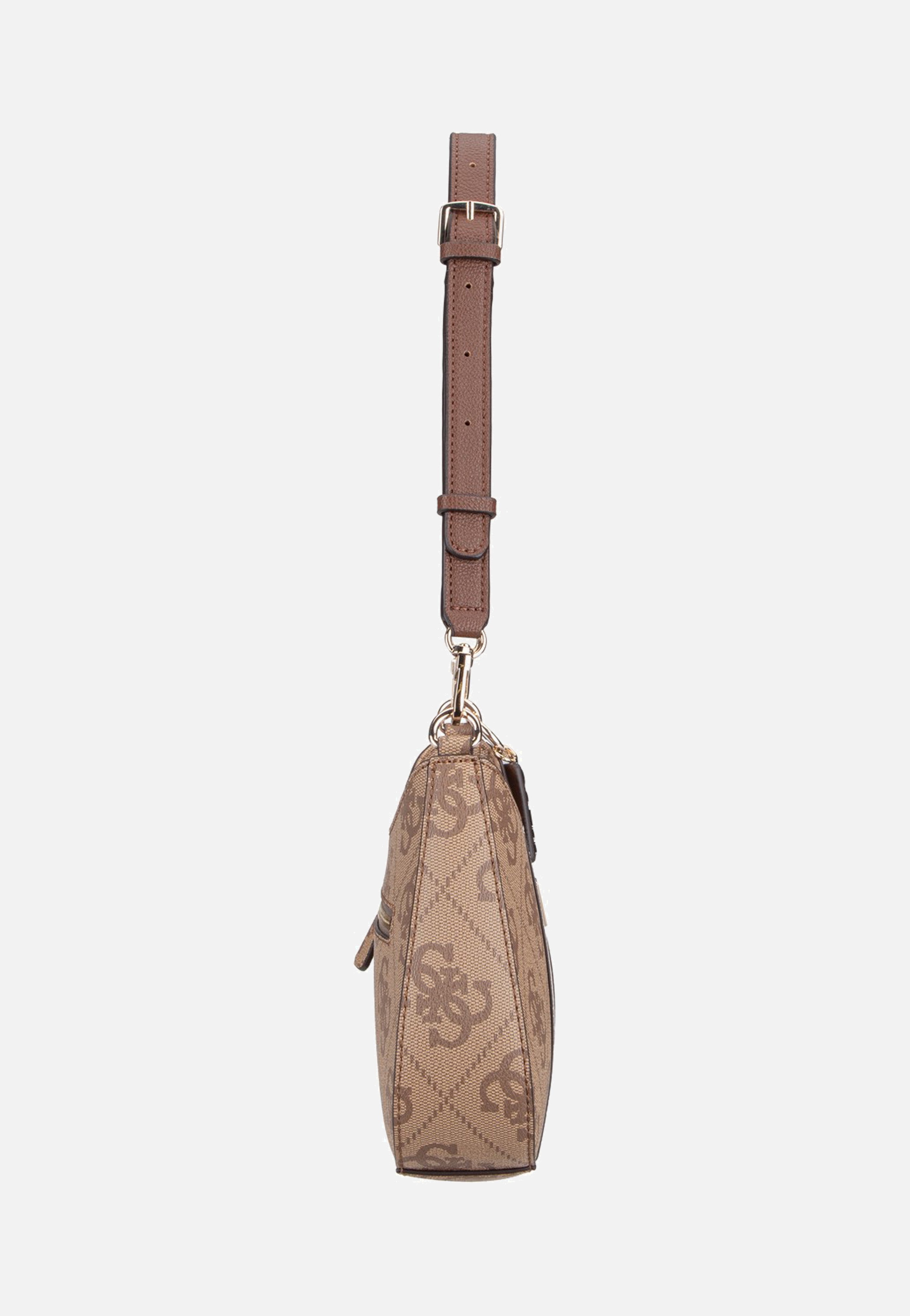 Noelle II Top Zip SHB 72180 Latte Logo/Brown - Umhängetasche