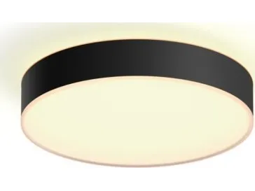 Philips Hue White ambiance Enrave Medium - Loftslampe - LED - 19.2 W - køligt hvidt/varmt hvidt lys - 2200-6500 K - sort