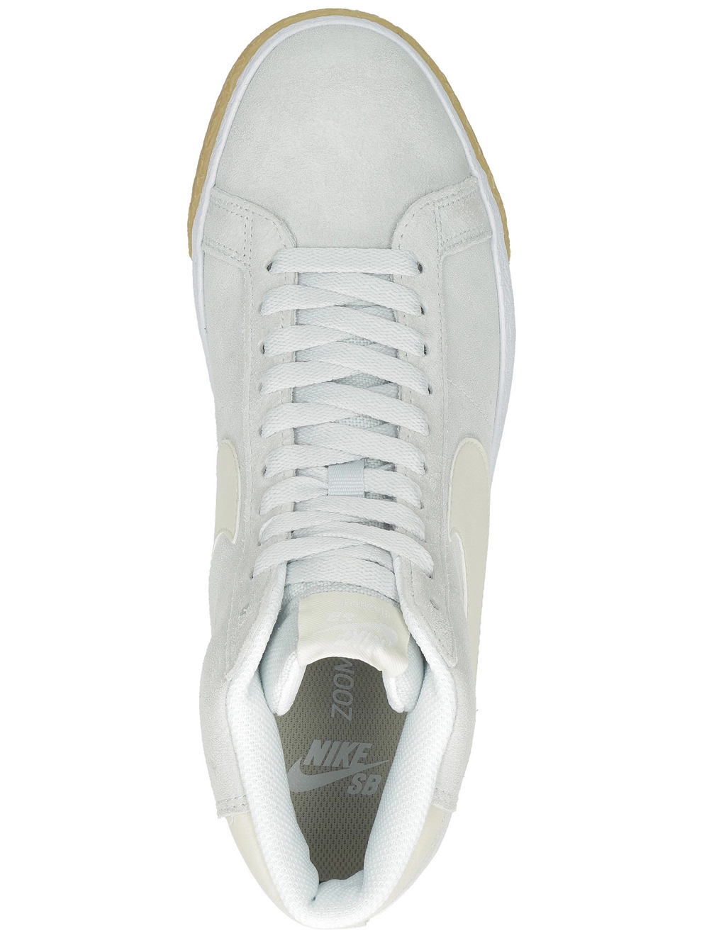 Nike SB Zoom Blazer Mid Skate Shoes photon dust/light cream/w