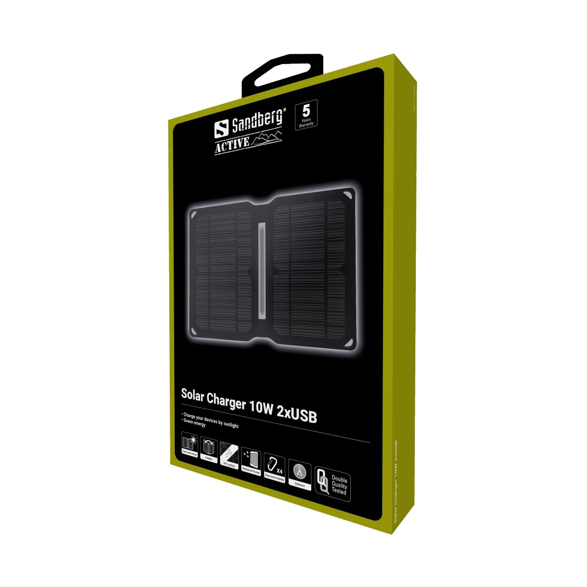 Sandberg 10W dobbel USB solcellelader