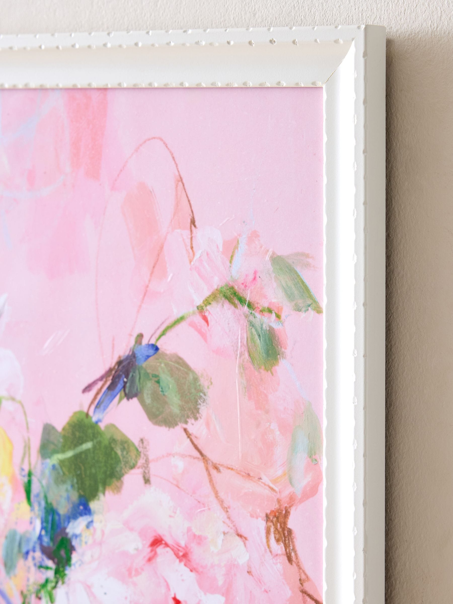 Wild Rose Floral By Sonal Nathwani Wall Art