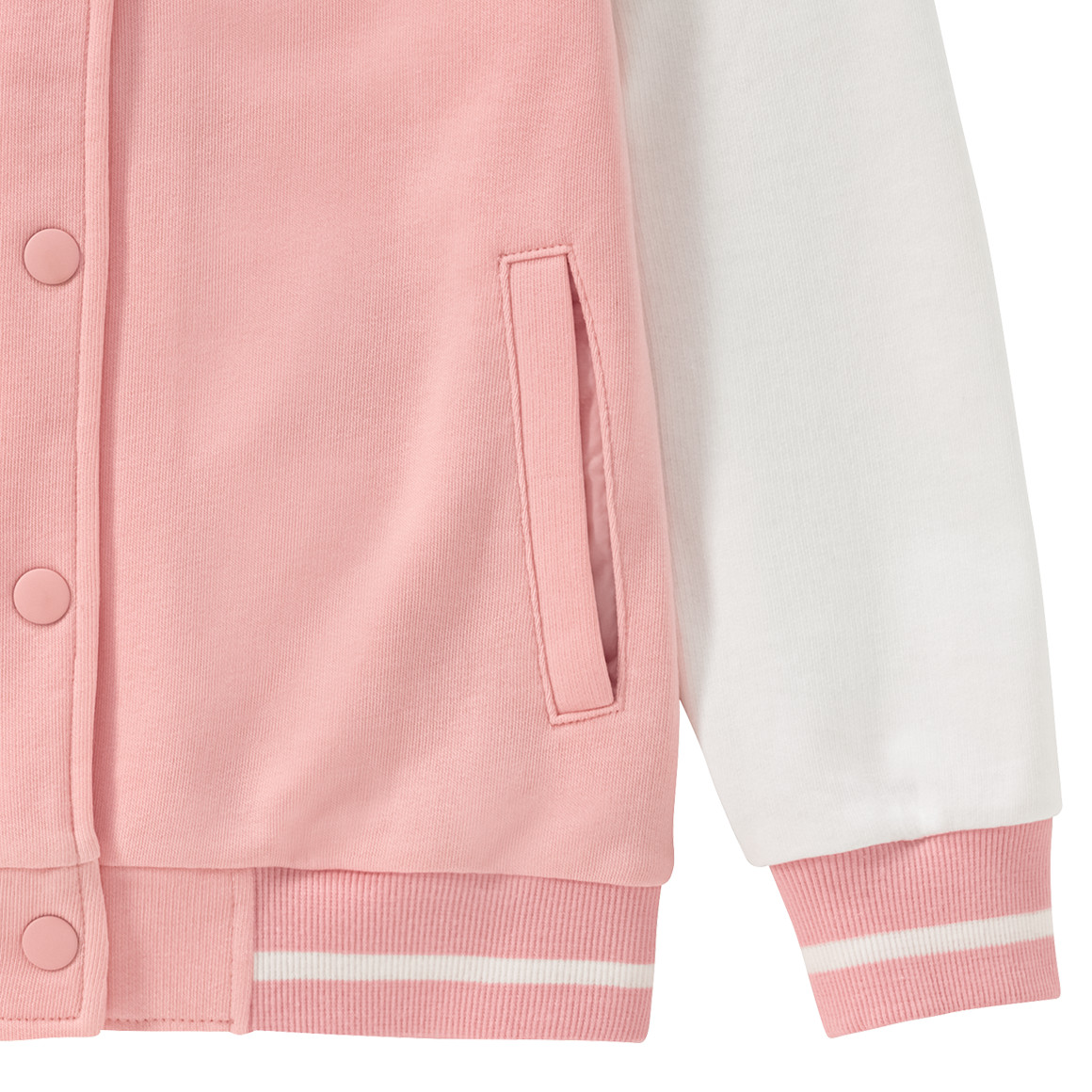 Topolino Mädchen Collegejacke aus Sweat hellrosa