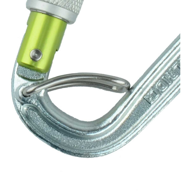 Edelrid HMS Bruce Steel Screw FG Karabiner