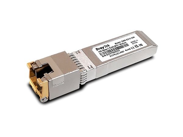 DrayTek SFP  Modul DAM-EX10-30m Kupfer 10G Base-T RJ45 SFP  Modul