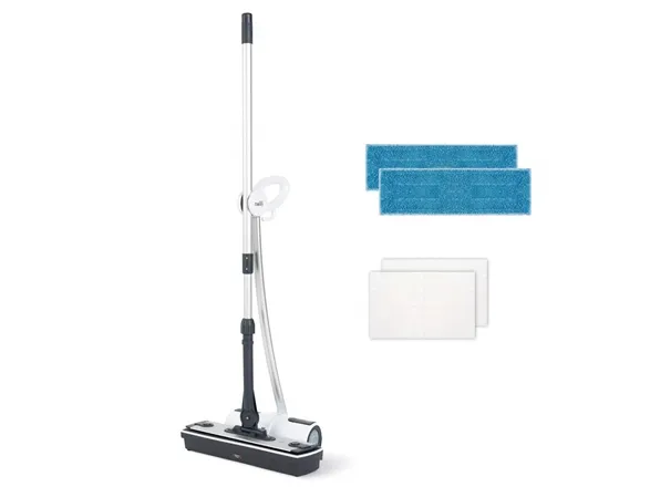 Polti Moppy Black Premium - Elektrisk moppe/damprenser - stav