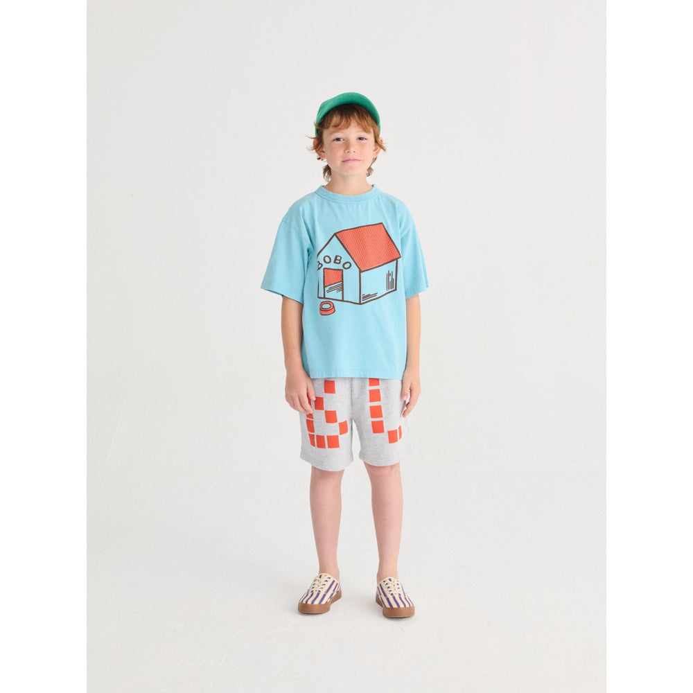 Køb Bobo Choses Light Blue Pickles Is At Home T-Shirt