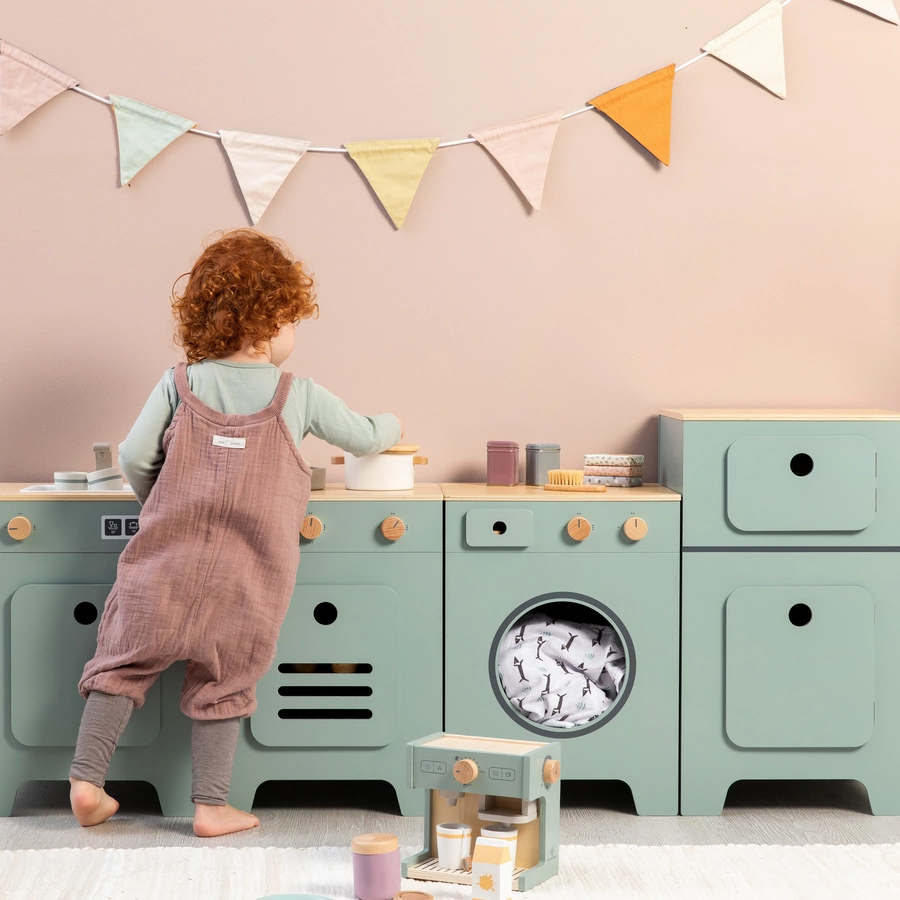 MUSTERKIND® Waschmaschine Mix & Match, salbeinatur