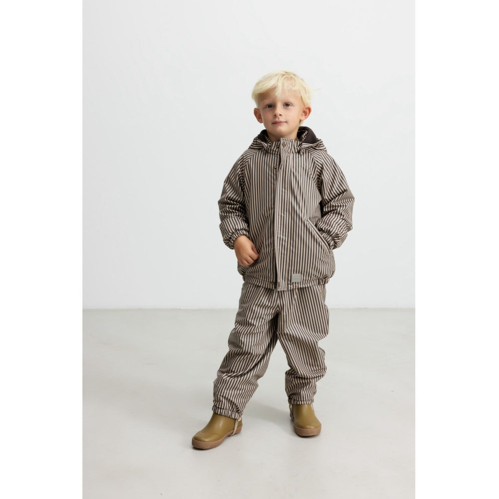 Køb MarMar Rainwear Fleece Brown Stripe Obo Sæt