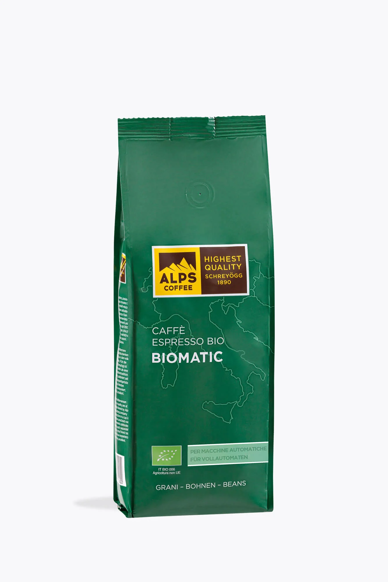 Alps Coffee Caffè Espresso Bio Biomatic 500g