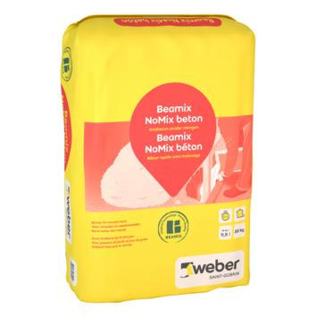 Weber Beamix beton nomix 125 grijs 20 kg