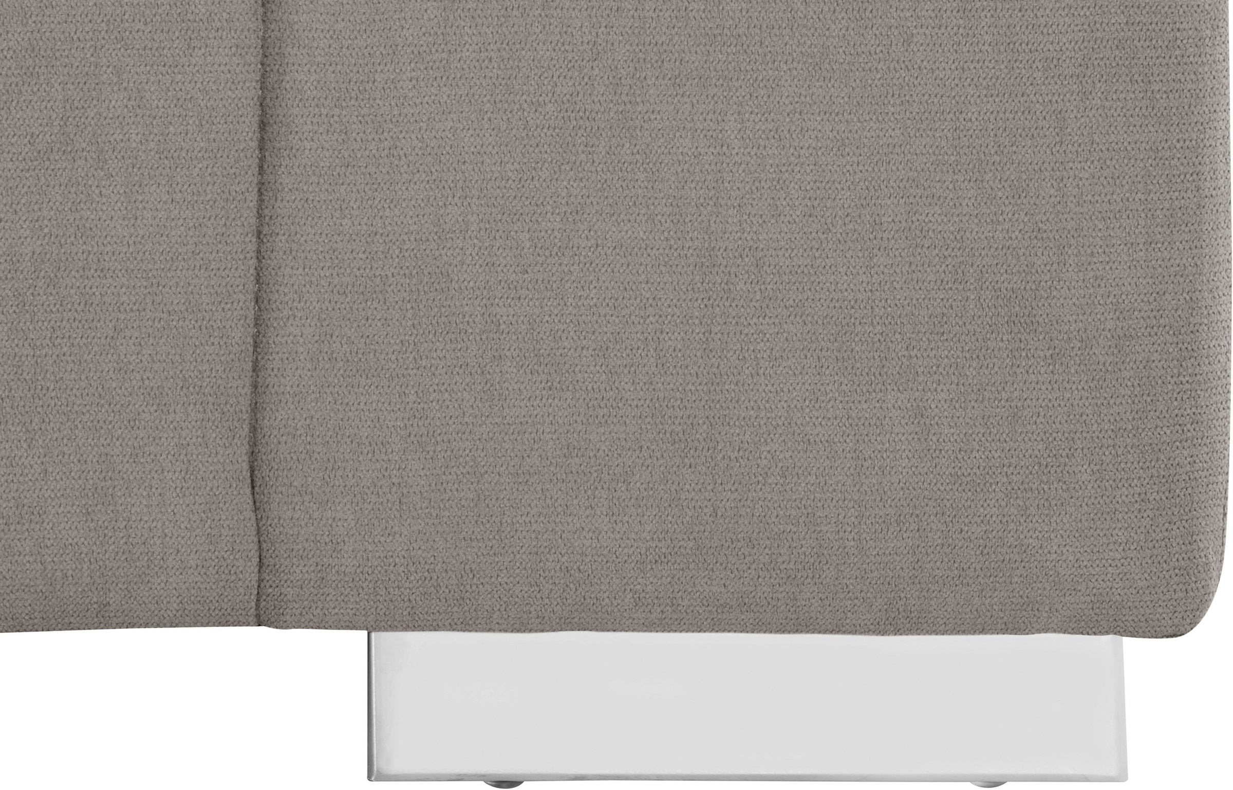 COTTA Ecksofa »Orion L-Form« mit 2x Kopfteilverstellung & 3 Nierenkissen