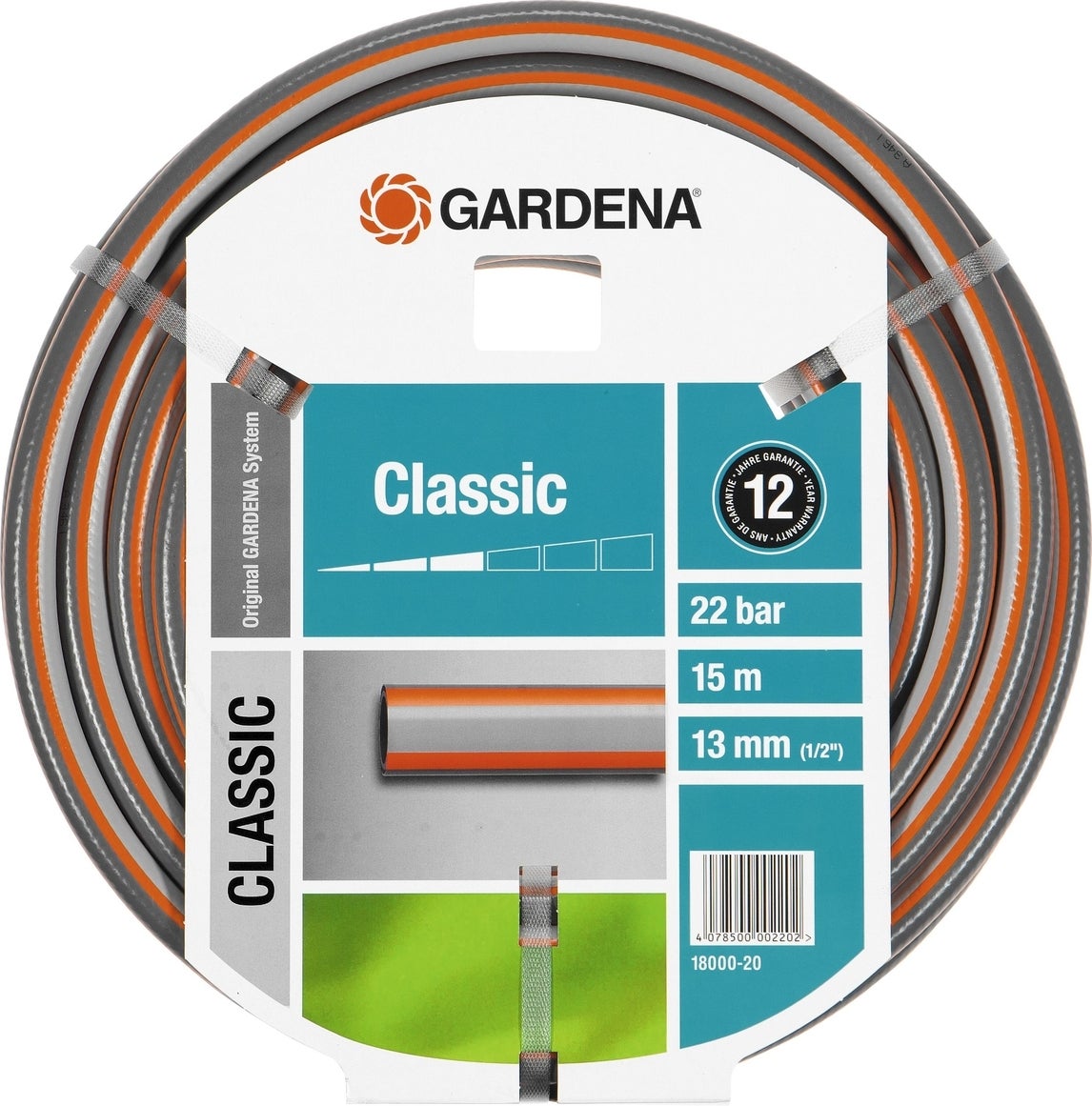 Gardena Classic slang 13mm (1/2'') 15m