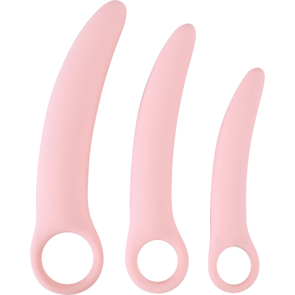 Kit entrainement vaginisme - Rose - 3 dilatateurs