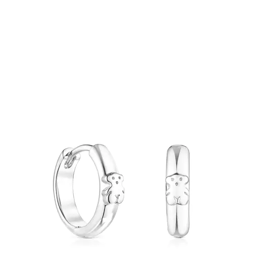 Pendientes aro osso de prata TOUS Basics