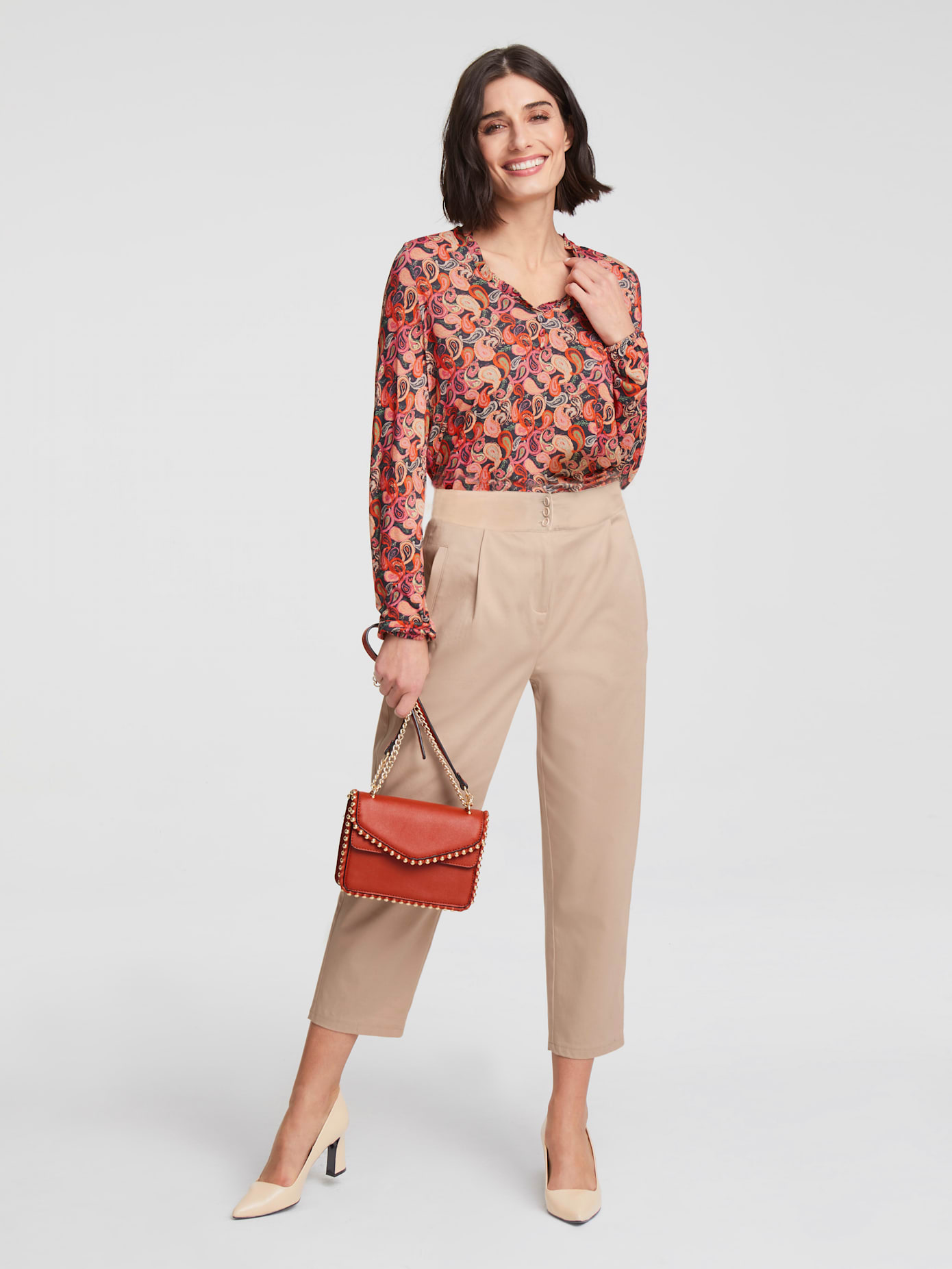 Pantalon coupe carotte