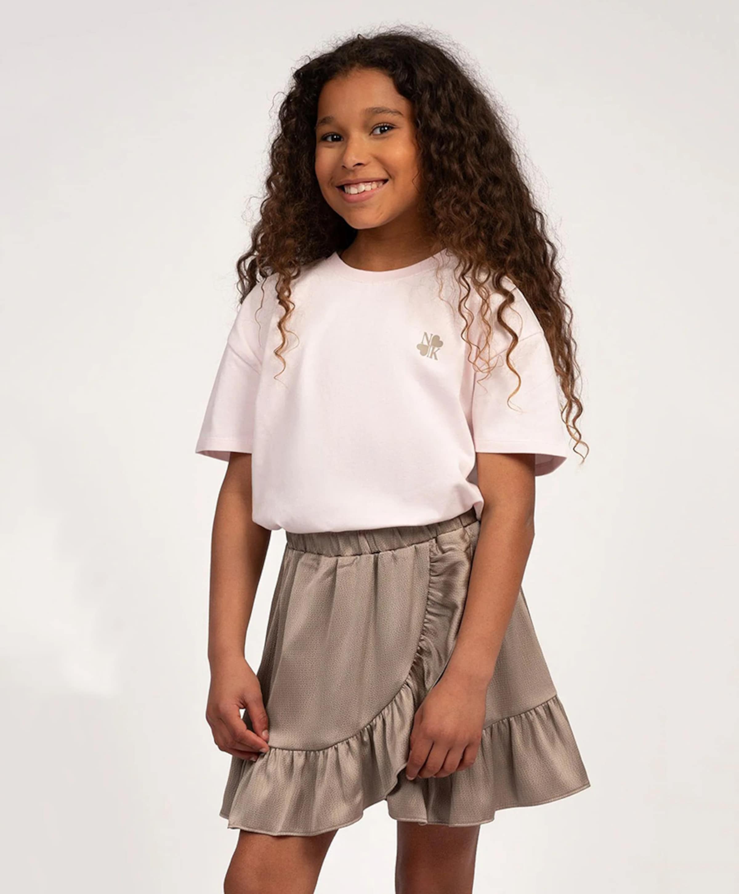 NIK & NIK Meisjes rok beige