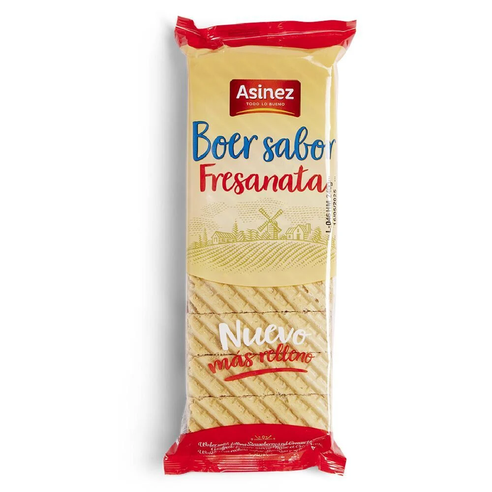 Gaufrettes à la fraise 240g