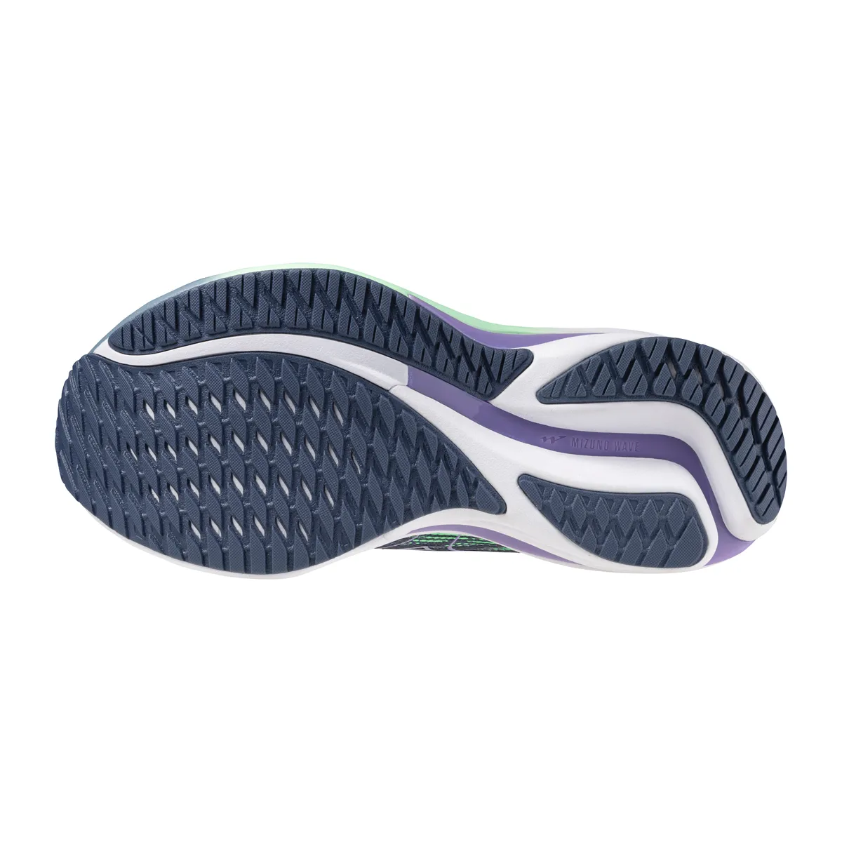 Mizuno Women's Wave Rider 28 Citadel/white/neo Mint