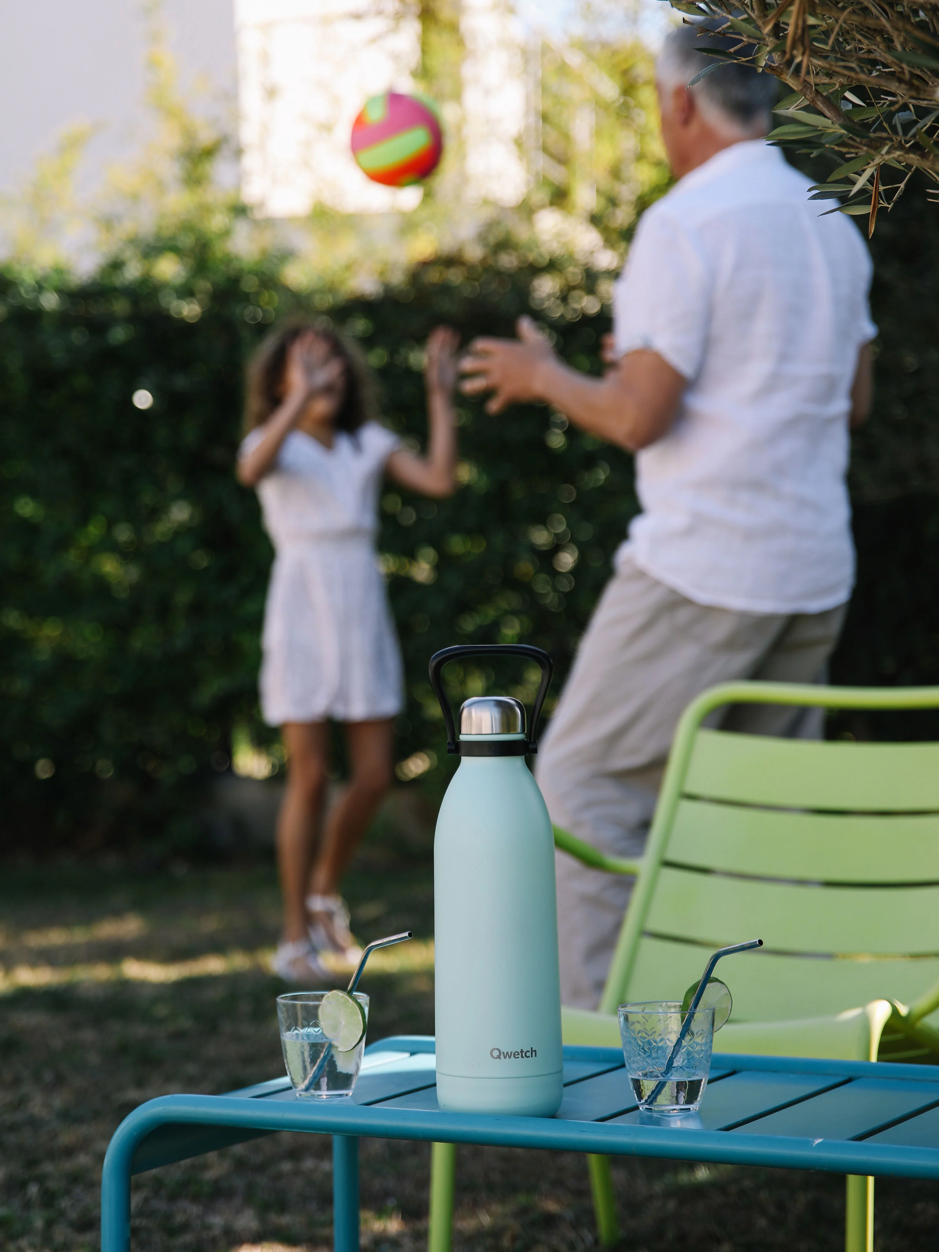 Bouteille Isotherme Pastel Vert - Qwetch