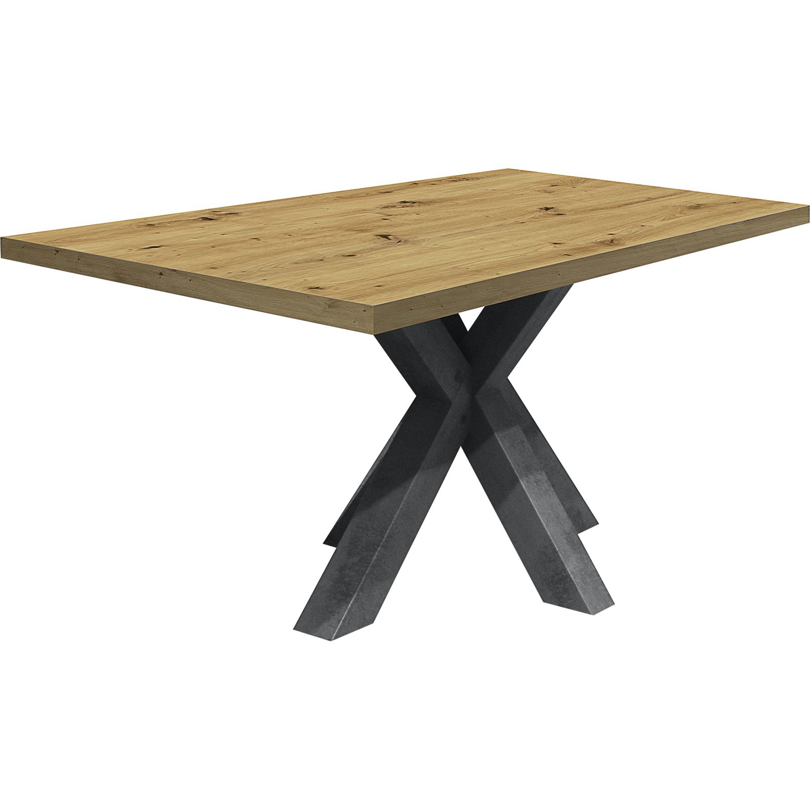 Tisch Magna Dekor Stern-Fuss 180 x 75 x 90 cm, Asteiche