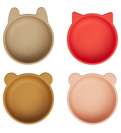 Liewood Sk?le - Silikone - 4-pak - Malene - Tuscany Rose Multi M