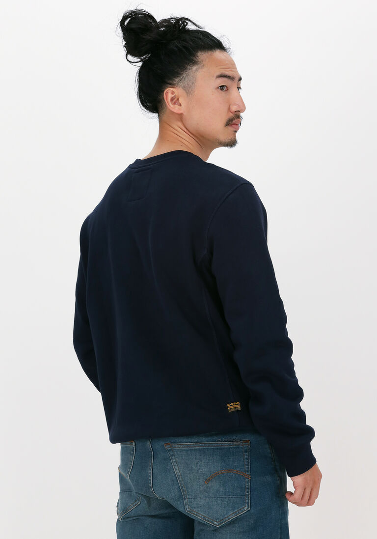G-STAR RAW donkerblauwe g-star raw sweater c235 - pacior sweat r
