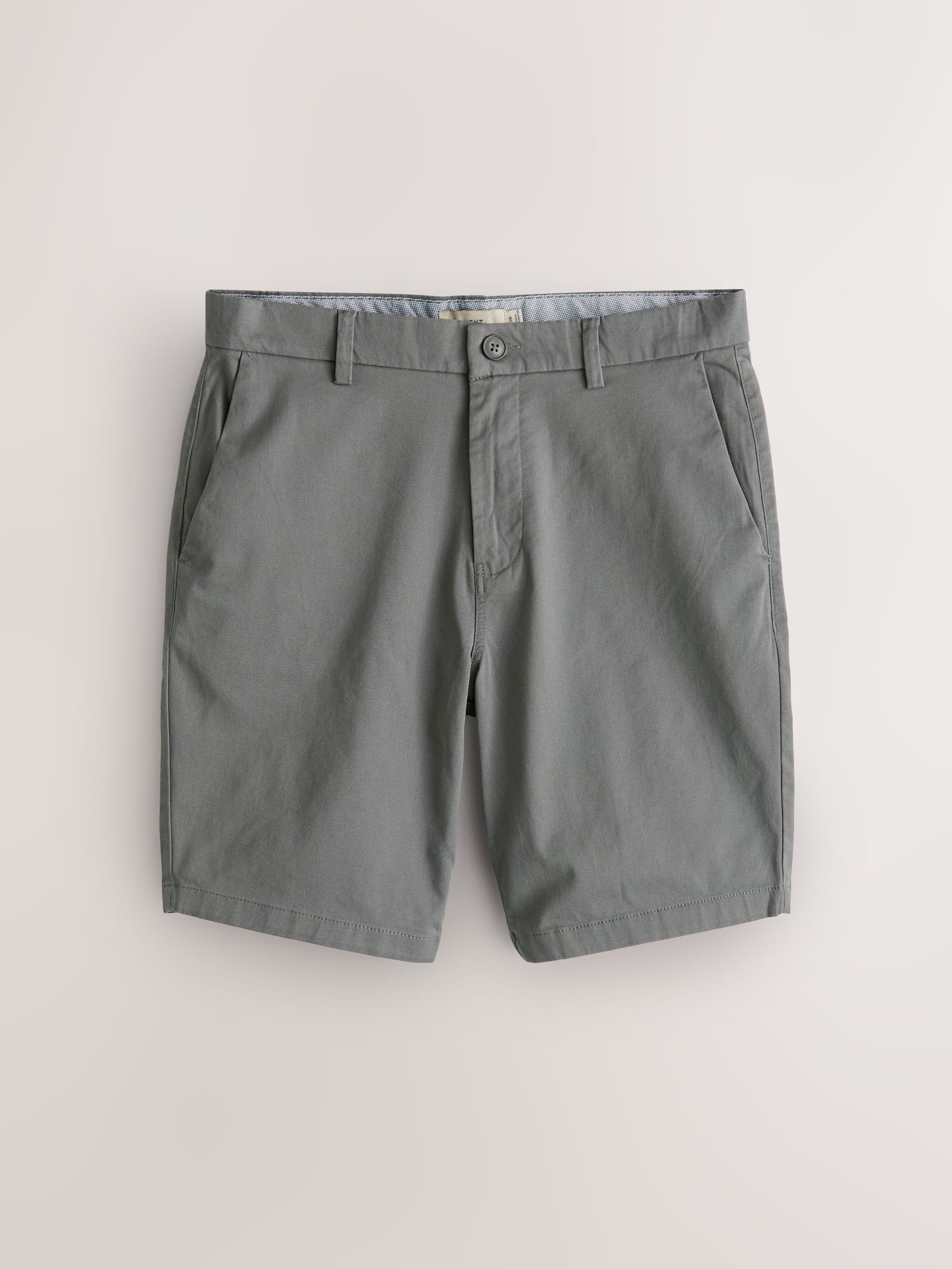 Multi - Slim Fit - Set van 4 chinoshorts met stretch