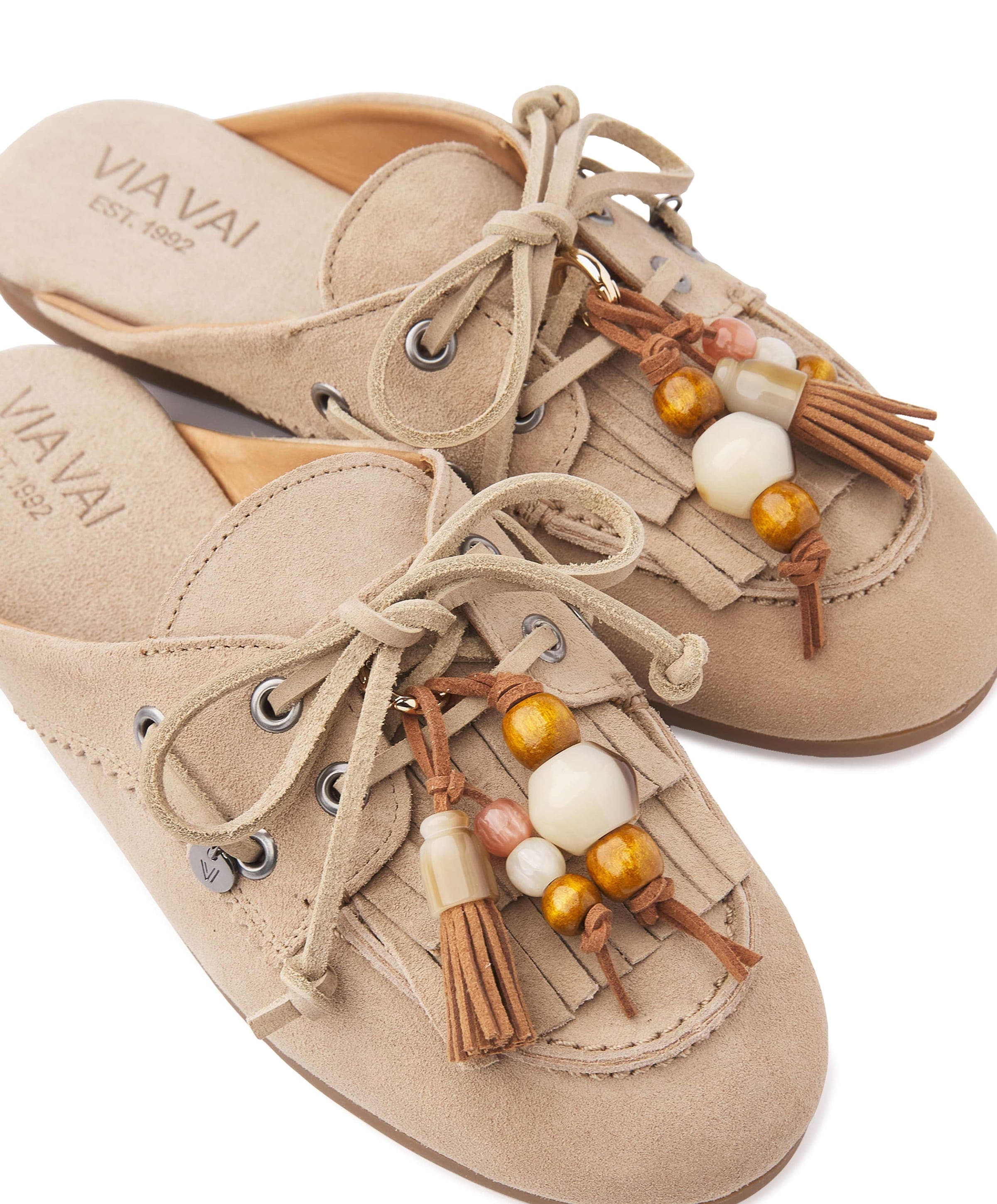VIA VAI June Rhea dames clogs beige