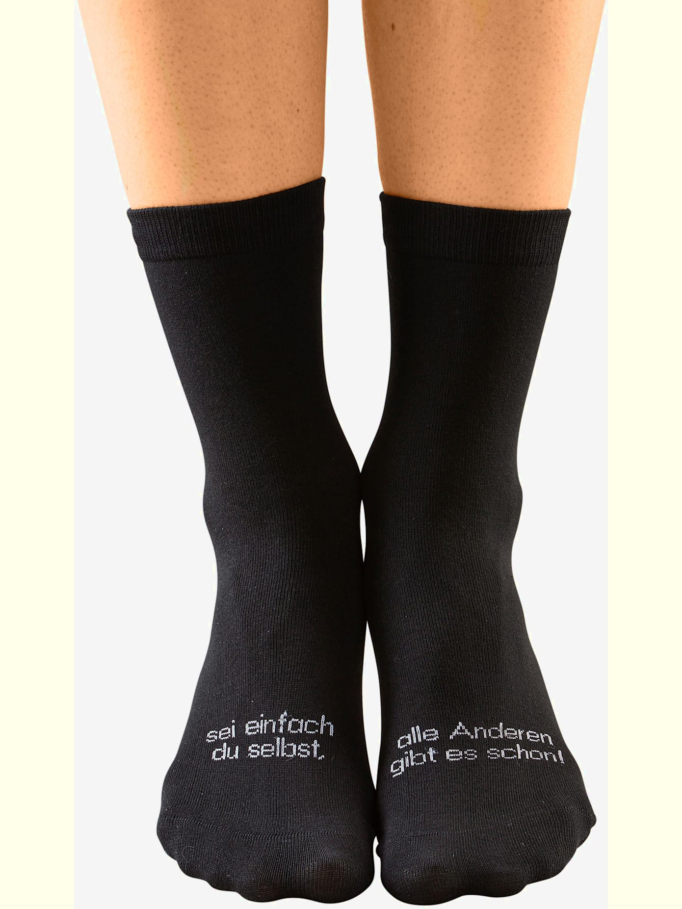 Chaussettes femme bench avec inscriptions, sac cadeau